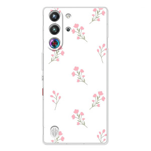 Чехол с розовым рисунком для ZTE Nubia RedMagic 10 Pro