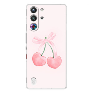 Чехол с розовым рисунком для ZTE Nubia RedMagic 10 Pro