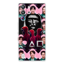 Чохол Гра в кальмара для ZTE Nubia RedMagic 10 Pro – Персонажі гри кальмара