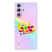 Силіконовий чохол Спанч Боб на <td>ЗТЕ Нубія РідМаджік 10 Про </td> (Бургери)