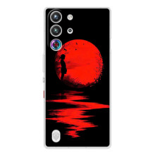 Літній Чохол на ZTE Nubia RedMagic 10 Pro – Червоний Захід сонця