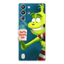 Рождественские Чехлы для ZTE Nubia RedMagic 10 Pro (VPrint) (Зеленый Гринч)