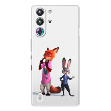 Силіконовий чохол з принтом Зоотрополіс для ZTE Nubia RedMagic 10 Pro – Джуді і Нік