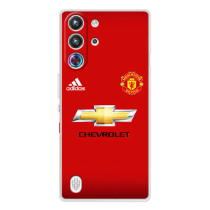 Силіконові Чохли з принтом Футбол на ZTE Nubia RedMagic 10 Pro – Man United