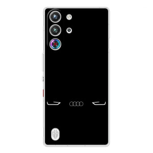 Силіконовий бампер з картинкою машини на ZTE Nubia RedMagic 10 Pro – Сілует Audi