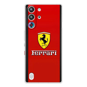 Силіконовий бампер з картинкою машини на ZTE Nubia RedMagic 10 Pro – Ferrari Logo
