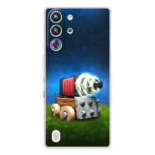 Силіконовий Чохол (атрибутика Клеш Роял) для ZTE Nubia RedMagic 10 Pro (Гармата)