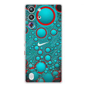 Силіконовый Чохол на ZTE Nubia RedMagic 10 Pro з картинкою НАЙК (Найк зелений)