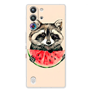 Силіконовий Чохол з Энотами  на ZTE Nubia RedMagic 10 Pro – Єнот