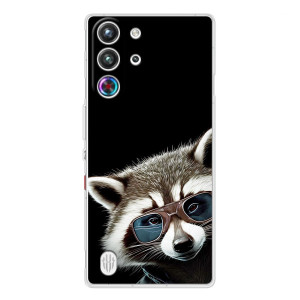 Силіконовий Чохол з Энотами  на ZTE Nubia RedMagic 10 Pro – Стильний Єнот