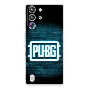 Чехол (TPU) с картинкой "Лого Пабг" на 有限 用于解答你的问题 (Лого PUBG)