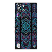 Силиконовый Чехол на ZTE Nubia RedMagic 10 Pro (Крутой орнамент)