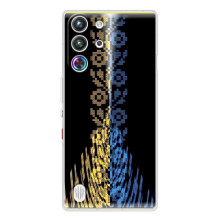 Силиконовый Чехол на ZTE Nubia RedMagic 10 Pro (Патриотическая вышиванка)