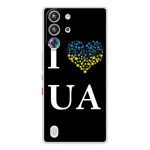 Силиконовый Чехол на ZTE Nubia RedMagic 10 Pro (Я-Украина) – I Love UA