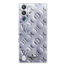 Текстурний Чохол Louis Vuitton для <td>ЗТЕ Нубія РідМаджік 10 Про </td> (Білий ЛВ)