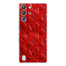 Текстурний Чохол Louis Vuitton для <td>ЗТЕ Нубія РідМаджік 10 Про </td> (Червоний ЛВ)