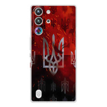Украинские Чехлы для ZTE Nubia RedMagic 10 Pro с картинкой УПА (AlphaPrint) (ГЕРБ УПА)