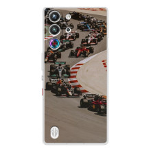 Чехол с прнтом Формула 1 на ZTE Nubia RedMagic 10 Pro – Боліди на трасі