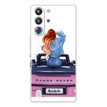 Силиконовый Чехол на ZTE Nubia RedMagic 10 Pro с картинкой Стильных Девушек (Девушка на машине)