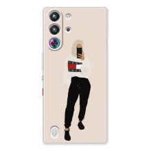 Силиконовый Чехол на ZTE Nubia RedMagic 10 Pro с картинкой Стильных Девушек (Стильная)