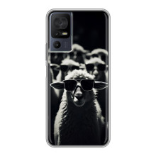 Чехол с принтом стильные животные для 

ЗТЭ Нюбия РедМажик 11 Про Плюс 
 – Овечка в очках