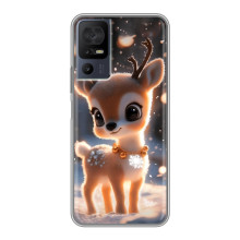 Яркий чехол для ZTE Nubia RedMagic 11 Pro Plus с Зимними Оленятами – Оленёнок