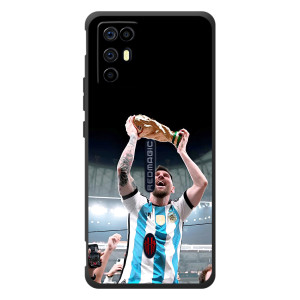 Чохли Лео Мессі Аргентина для ZTE Nubia RedMagic 6R (Щасливий Мессі)