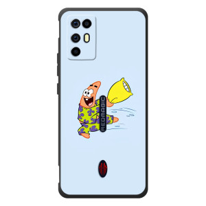 Чехлы с Патриком на ZTE Nubia RedMagic 6R (Патрик с подушкой)