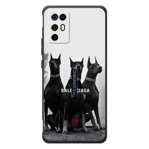 Чехол ДОБЕРМАН для ZTE Nubia RedMagic 6R (Три добермана)