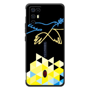 Чехол на ZTE Nubia RedMagic 6R Украинский дизайн (Мир для Украины)