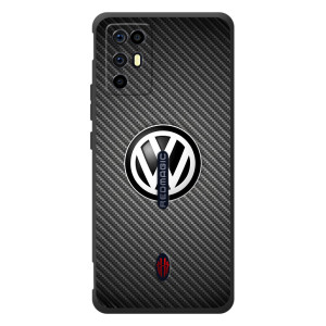 Чехол "Фольксваген" для ZTE Nubia RedMagic 6R (На карбоне)