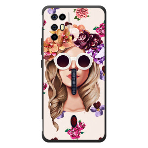 Чехол с картинкой Модные Девчонки ZTE Nubia RedMagic 6R (Девушка в очках)