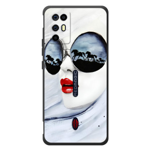 Чехол с картинкой Модные Девчонки ZTE Nubia RedMagic 6R (Любительница коней)