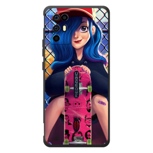 Чехол с картинкой Модные Девчонки ZTE Nubia RedMagic 6R (Модная девушка)
