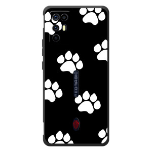 Бампер для ZTE Nubia RedMagic 6R с картинкой "Песики" (Следы собак)