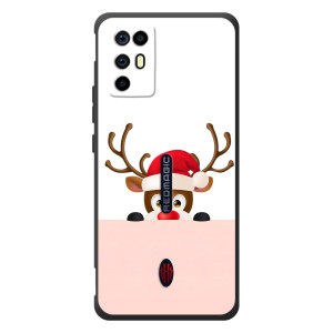 Чехол Санта Клаус для ZTE Nubia RedMagic 6R (Олененок)