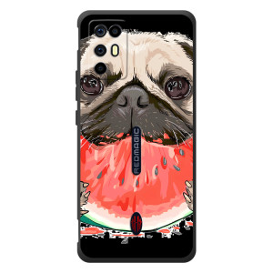 Чехол (ТПУ) Милые собачки для ZTE Nubia RedMagic 6R (Смешной Мопс)