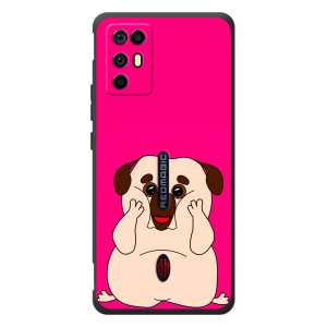 Чехол (ТПУ) Милые собачки для ZTE Nubia RedMagic 6R (Веселый Мопсик)