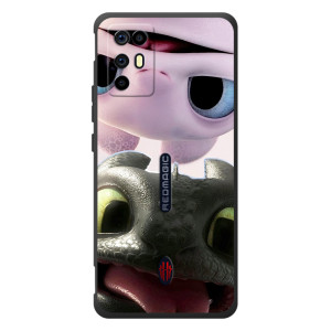 Чехол дракон Беззубик для ZTE Nubia RedMagic 6R – Беззубик и Дневная Злость