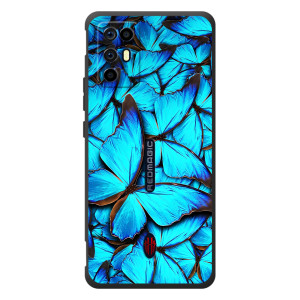 Силиконовый бампер с картинкой животных для ZTE Nubia RedMagic 6R (Крылья бабочек)