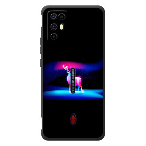 Силиконовый бампер с картинкой животных для ZTE Nubia RedMagic 6R (Яркий олень)