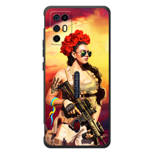 ЗСУ Чехлы (TPU) для ZTE Nubia RedMagic 6R (Женщина солдат)