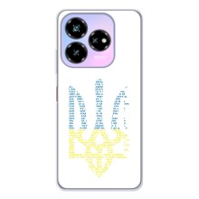 Чохли для ZTE Nubia V60 Design Укр. Символіка (AlphaPrint) (Герб з букв)