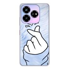 Чехлы (Знак сердечка) на ZTE Nubia V60 Design – Сердечка знак