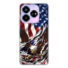 Чехол Флаг USA для ZTE Nubia V60 Design (Флаг USA)