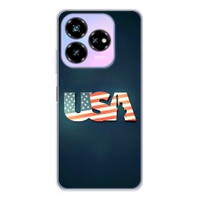 Чехол Флаг USA для ZTE Nubia V60 Design (USA)