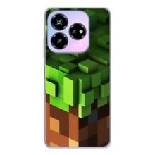 Чехол Майнкрафт на ZTE Nubia V60 Design (AlphaPrint) Minecraft (текстура Майнкрафт)