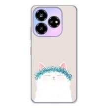Чехол на тематику: Коты для ZTE Nubia V60 Design – Белый котик
