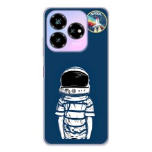 Чехол NASA для ZTE Nubia V60 Design (AlphaPrint) (Мальчик в шлеме)