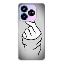 Чохол з принтом для ZTE Nubia V60 Design (AlphaPrint - Знак сердечка)